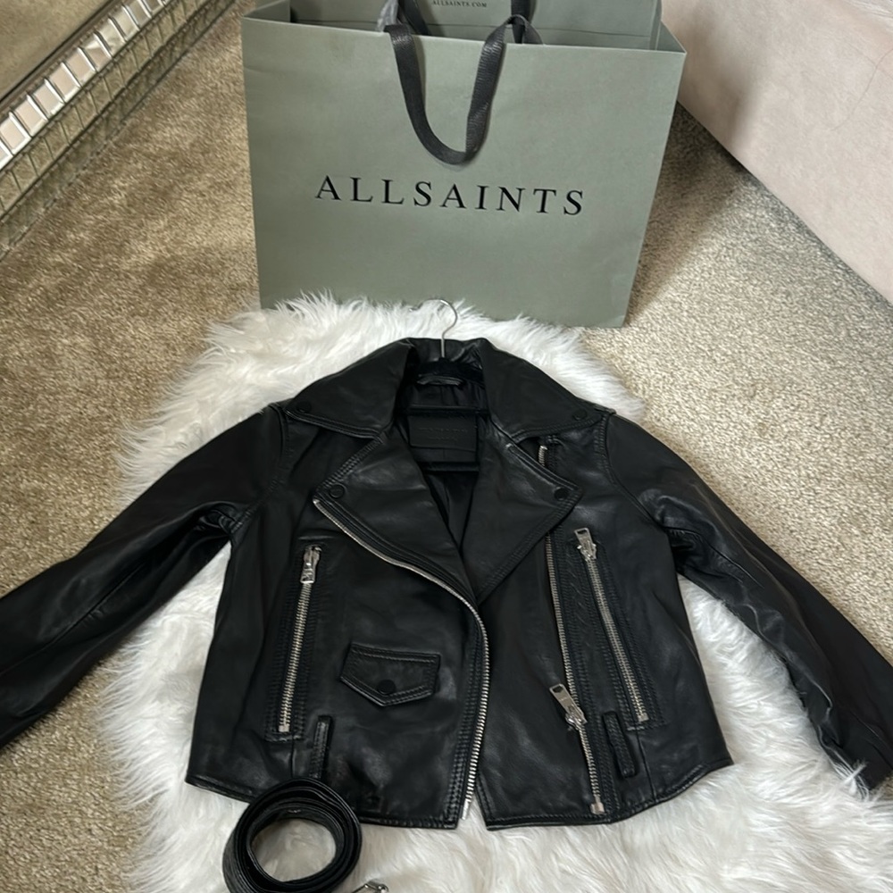 All Saints Leather Jacket